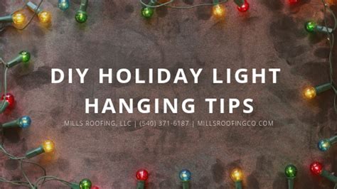 DIY Holiday Light Hanging Tips