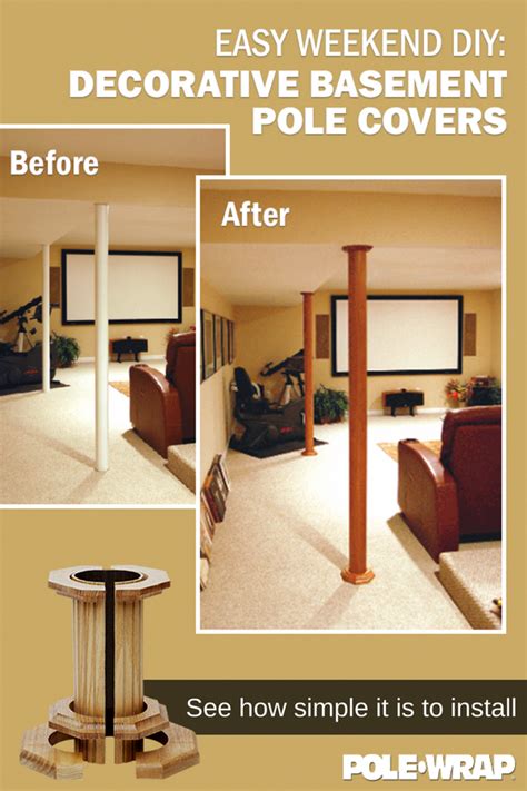 diy basement pole wrap - Has A Good Bloggers Bildergallerie