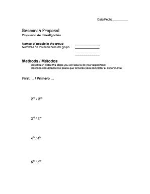 Fillable Online Research Proposal Gk Fax Email Print Pdffiller