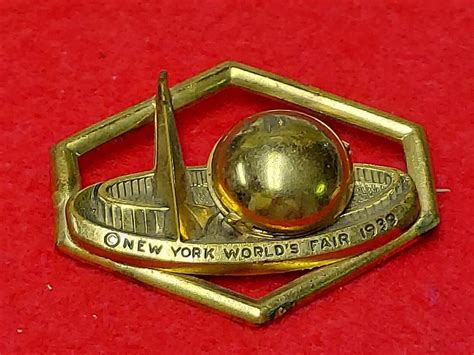 1939 New York World S Fair Trylon Perisphere Souven Gem