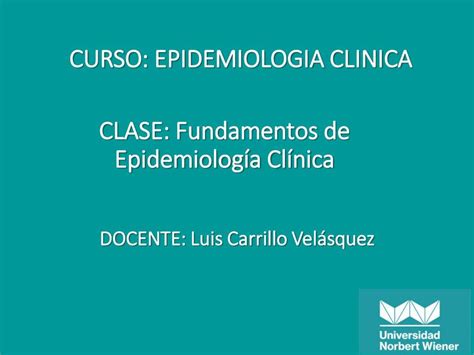 Fundamentos De Epidemiolog A Cl Nica Silmfabian Udocz