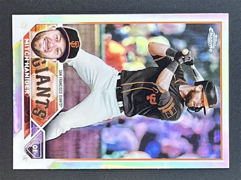 Mitch Haniger Topps Chrome Refractor San Francisco Giants Ebay