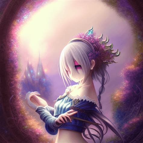 Anime Girl Waifu Light Novel Fantasy Landscape Litrpg Fine Art Award