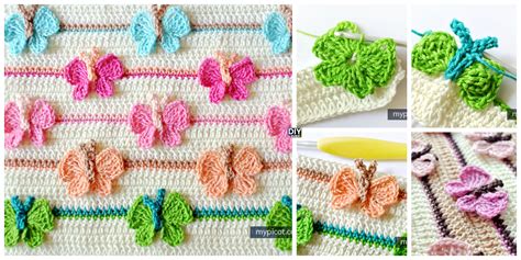 Crochet Butterfly Baby Blanket - Free Pattern - DIY 4 EVER