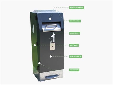 WasteMate Smart bin - Solar Bins Australia | Waste compactor Bin