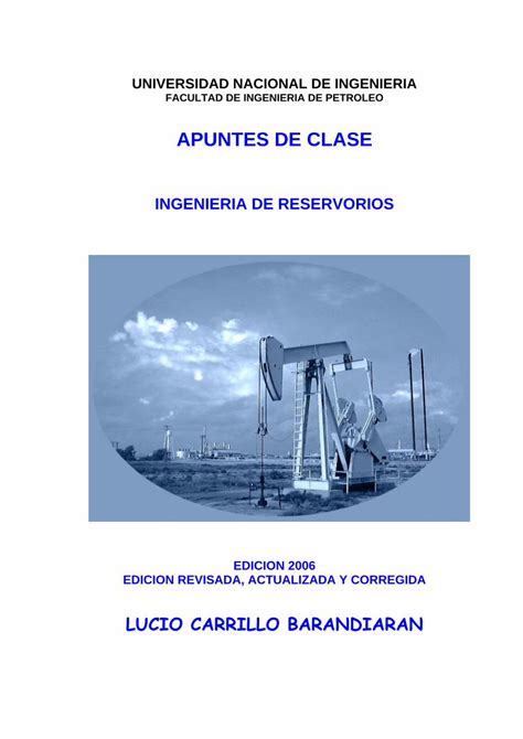 PDF Carrillo L Apuntes De Clases De Ingenieria De Reservorios