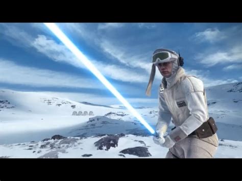 Star Wars Battlefront Skirmish Walker Assault Luke Skywalker Hoth YouTube