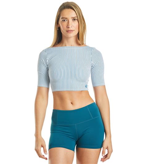 Body Glove Active Simply Me Sunshine Short Sleeve Crop Rashguard At Free Shipping