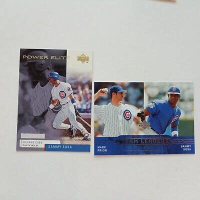 Sammy Sosa Upper Deck Power Elite Upper Deck Ebay