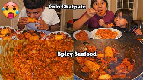 Nepali Mukbang Gilo Piro Chatpate Spicy Seafood Shopping Ama Ko Hat Ko