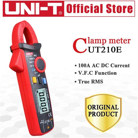 Uni T Ut E True Rms Mini Digital Clamp Meters Ac Dc Current Voltage