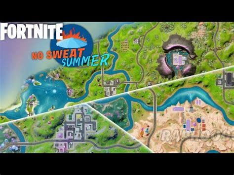 Fortnite New No Sweat Summer Event Fortnite Map Concept New