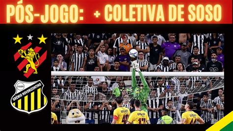 AO VIVO PÓS JOGO SPORT X NOVORIZONTINO COLETIVA DE SOSO C