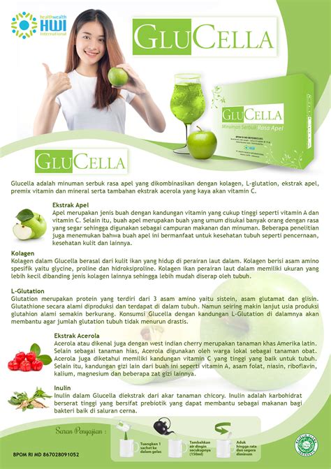 Glucella Hwi Produk Minuman Collagen Kesehatan Kulit Tubuh