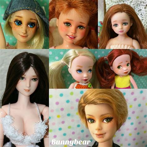 Bunnybear On Instagram “ Obitsu Mxigirls Barbie Barbieweefriends Rapunzel Repaintdoll