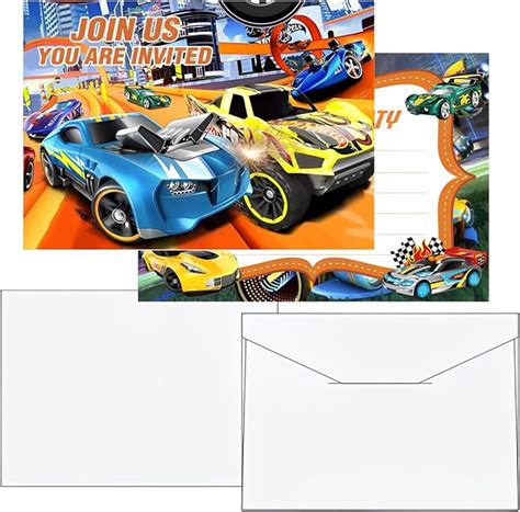 Zaproszenia Na Urodziny Hot Wheels Niska Cena Na Allegro