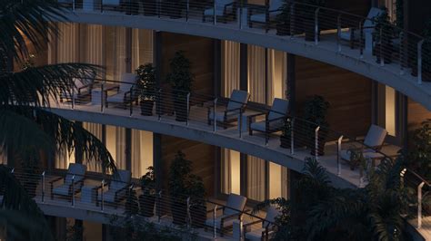 Hotel Balconies Behance