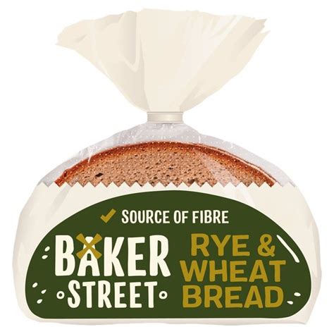 Baker Street Rye And Wheat Bread 500g From Ocado