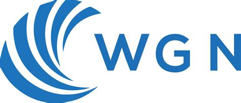 wgn letter logo design  white background wgn creative circle letter