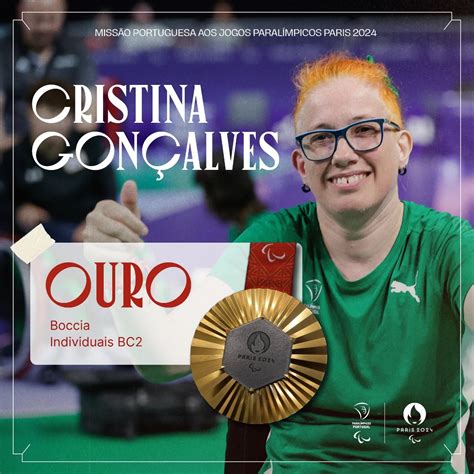 Cristina Gonçalves conquista Medalha de Ouro nos Jogos Paralímpicos