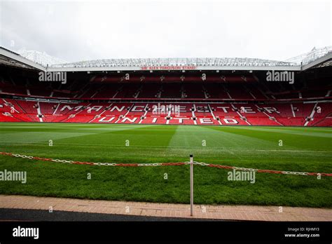 Vista Interior Del Estadio De F Tbol De Old Trafford Del Manchester