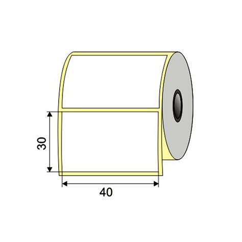 Samolepljiva Termo Etiketa X Mm U Rolni Lux Roll D O O