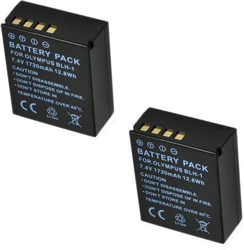 Pcs Mah Blh Blh Battery With Dual Battery Charger For Em Mark