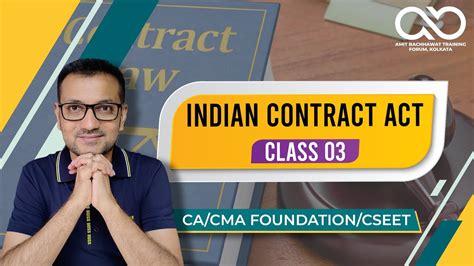 CA Foundation CMA FOUNDATION CSEET Indian Contract Act Class 03