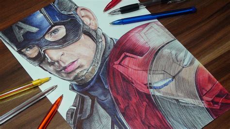 Captain America Drawing At Getdrawings Free Download