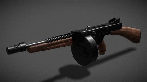 Artstation Tommygun Thompson Submachine Gun 45 Off