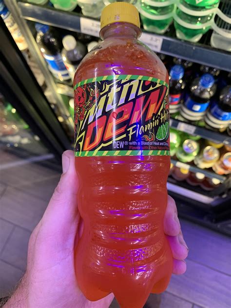 Flamin Hot Mtn Dew R Spicy