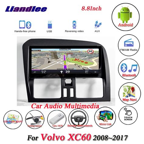 Liandlee Car Android System For Volvo XC60 2008 2017 Radio BT FM Wifi