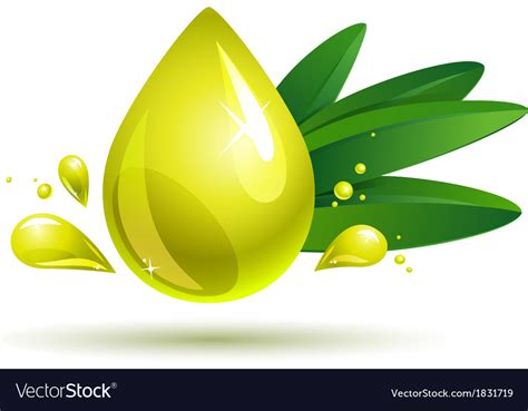 Oil drop Royalty Free Vector Image - VectorStock