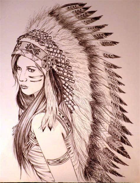 How To Draw A Native American Chief In The World Learn More Here