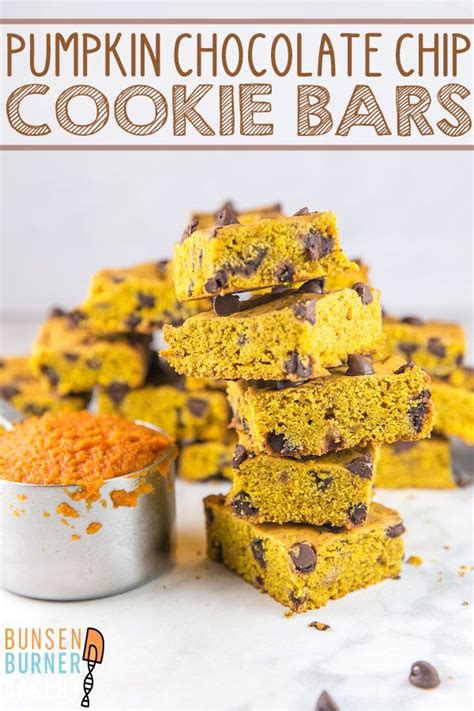 Pumpkin Chocolate Chip Cookie Bars Rezept