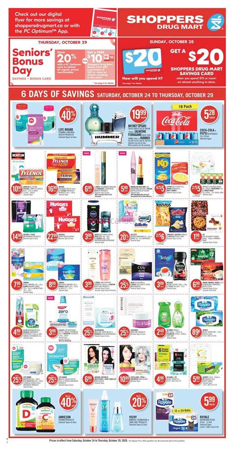 Shoppers Drug Mart On Flyer October To