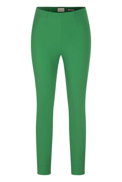 Leggins Skinny verkürzt 7 8 Mid Waist grün SABRINA by SEDUCTIVE