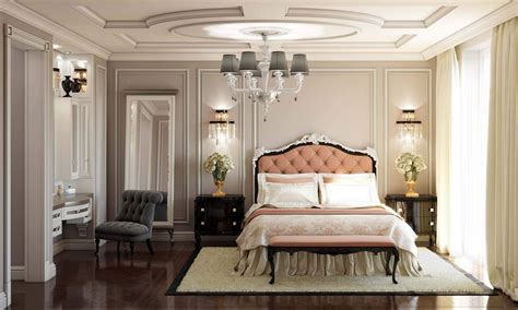 Neoclassical style bedroom design