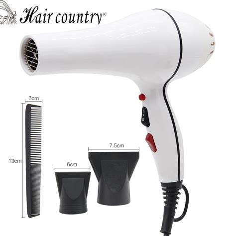 Hair County W V Hair Dryer Blue Light Anion Ceramic Ionic Fast