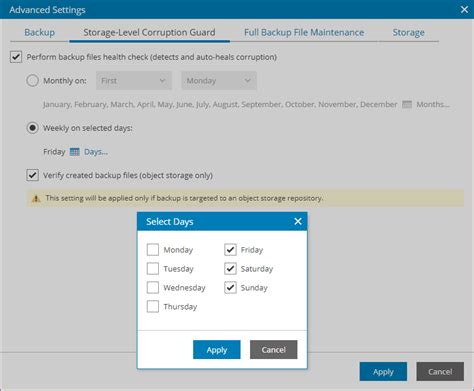 Step 14 Specify Advanced Job Settings Veeam Service Provider Console