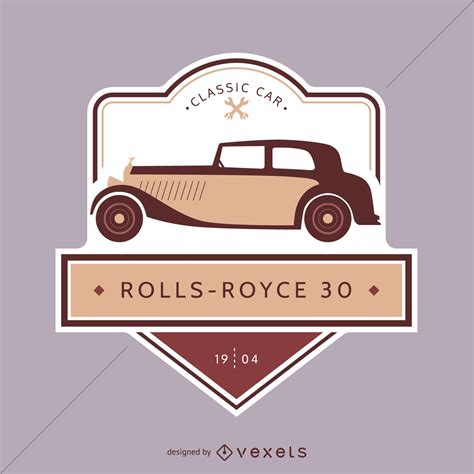 Classic Car Emblem Vector Download