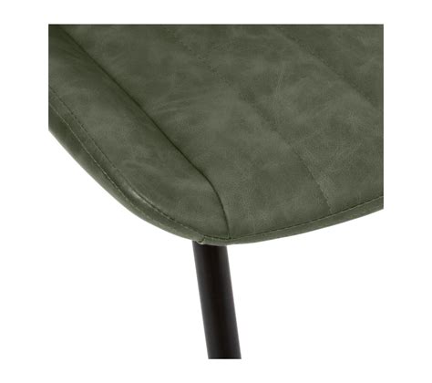 Chaise De Table Assise Vert Kaki Et Pieds En M Tal Chaise But