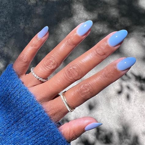 Heres Why Sky Blue Nails Will Be A Big Spring Trend Who What Wear