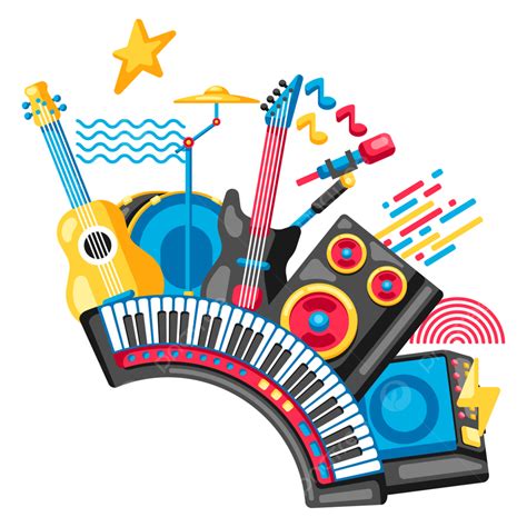 Fondo Con Instrumentos Musicales Png Musical Orquesta Celebracion