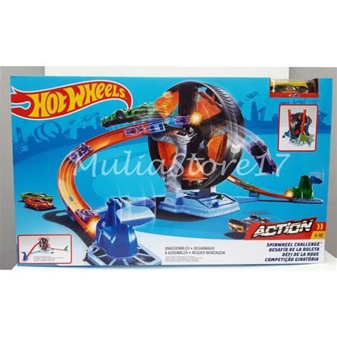 Jual Hot Wheels Action Track Set Spinwheel Score Showdown Shopee Indonesia