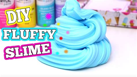 Diy Fluffy Slime How To Make The Best Fluffy Slime Youtube