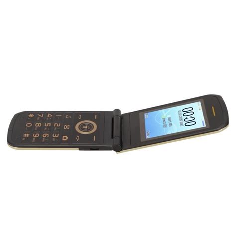 Sonew Téléphone à clapet pour aînés Téléphone à clapet pour personnes