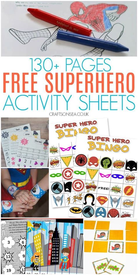 Free Printable Superhero Activity Sheets Superhero Games For Kids