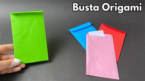 Origami Busta Di Carta Semplice Busta Da Lettera Fai Da Te Youtube