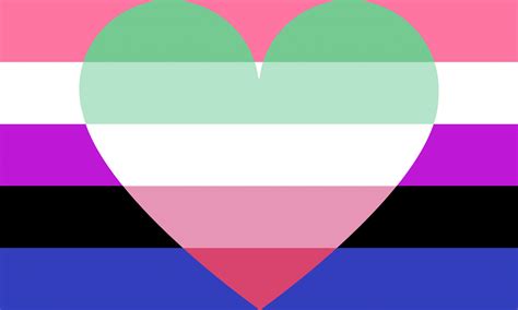 Genderfluid Abrosexual Pride Flag Pn0112 Demisexual Flag